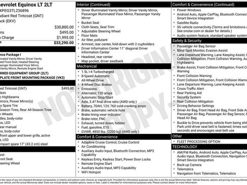 Used 2026 Chevrolet Equinox LT AWD/4WD image 2