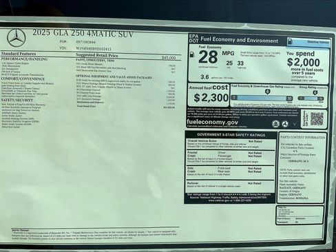 Certified 2025 Mercedes-Benz GLA 250 4MATIC image 26