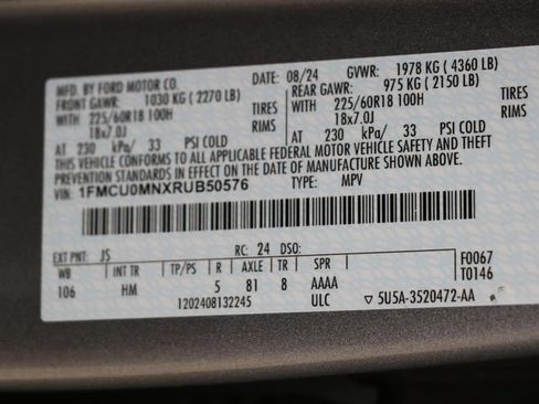 Used 2024 Ford Escape ST-Line w/ Tech Pack #1 FWD image 32