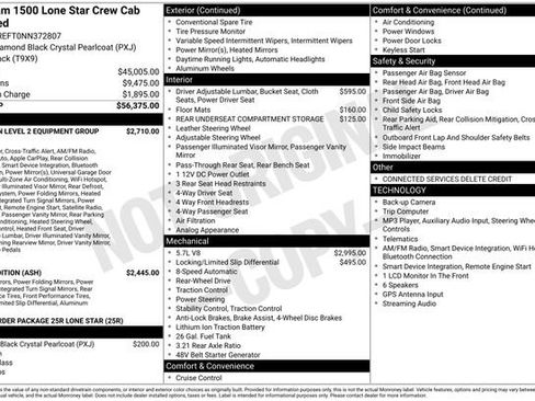 Used 2022 RAM 1500 Lone Star RWD image 30