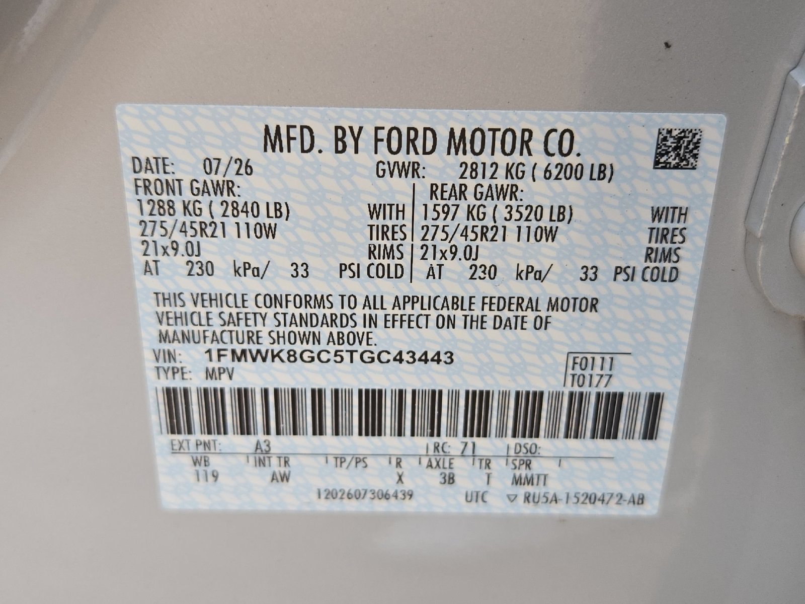 New 2026 Ford Explorer ST w/ Sun And Sound Package AWD/4WD image 31