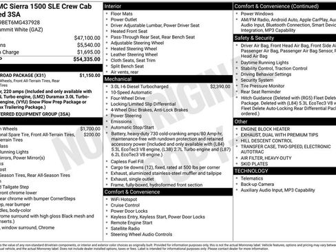 Used 2021 GMC Sierra 1500 SLE w/ X31 Off-Road Package AWD/4WD image 62