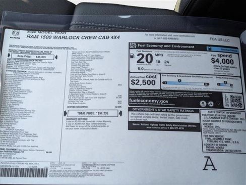 New 2026 RAM 1500 Classic Warlock image 16