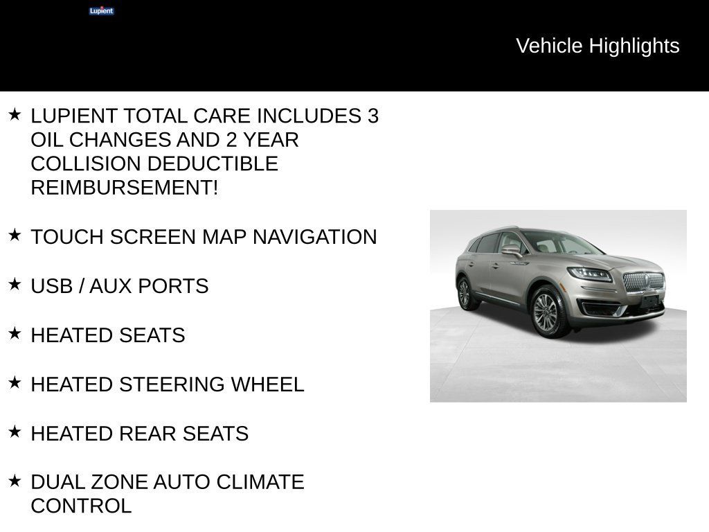 Used 2019 Lincoln Nautilus Select FWD image 7