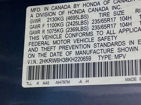 Used 2019 Honda CR-V LX image 27