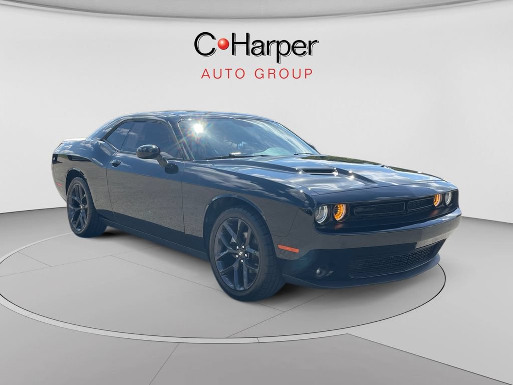 Used 2021 Dodge Challenger SXT w/ Blacktop Package RWD image 1
