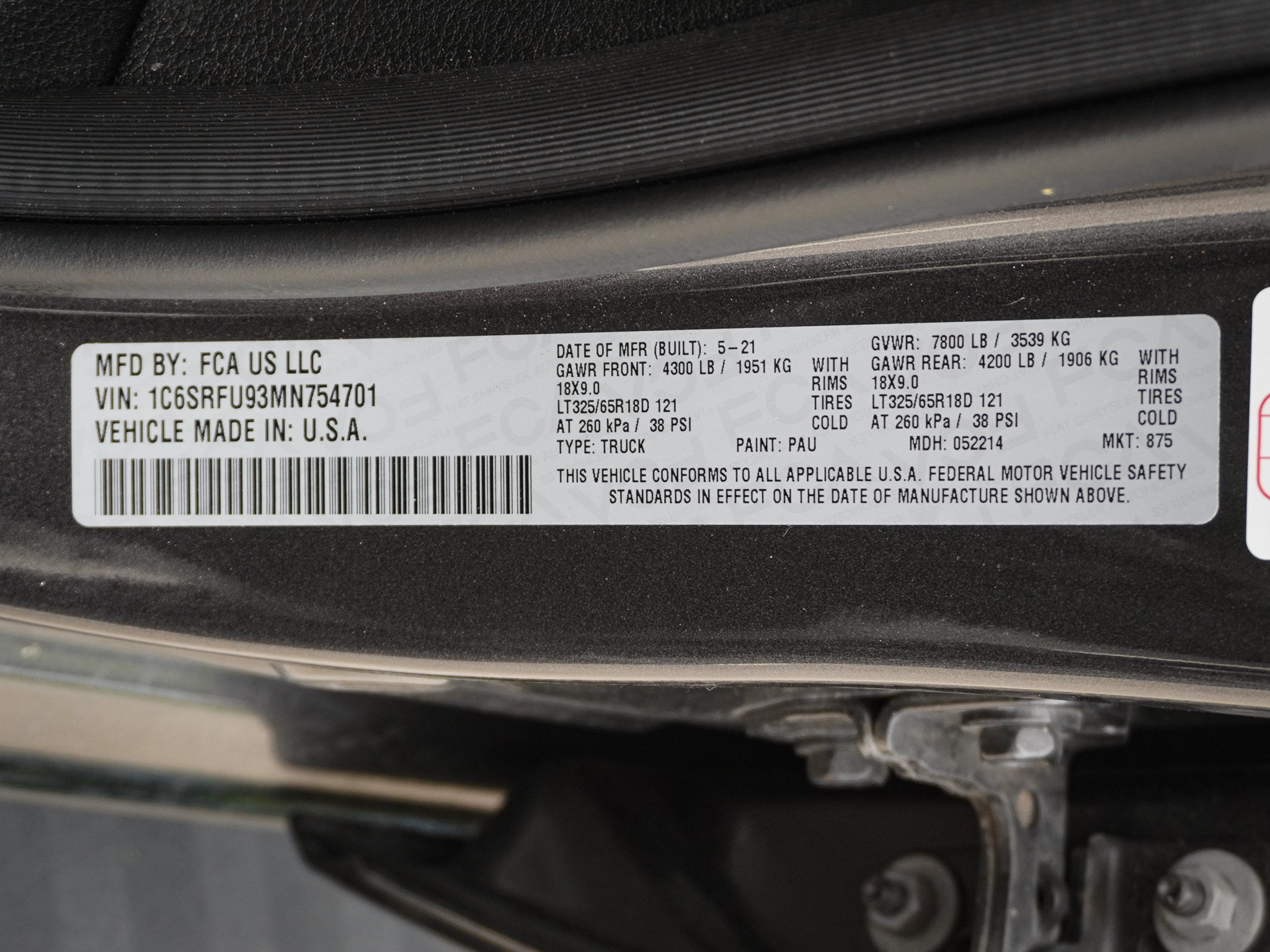 Used 2021 RAM 1500 TRX w/ TRX Level 2 Equipment Group AWD/4WD image 36