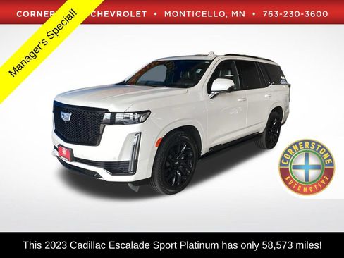 Used 2023 Cadillac Escalade Sport Platinum w/ LPO, ONYX Package AWD/4WD image 1