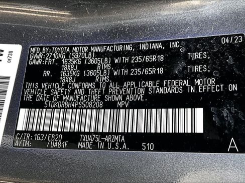 Used 2023 Toyota Highlander XLE image 34