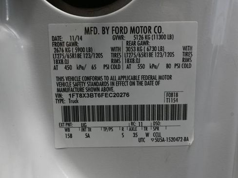 Used 2015 Ford F350 Lariat w/ Camper Package AWD/4WD image 50