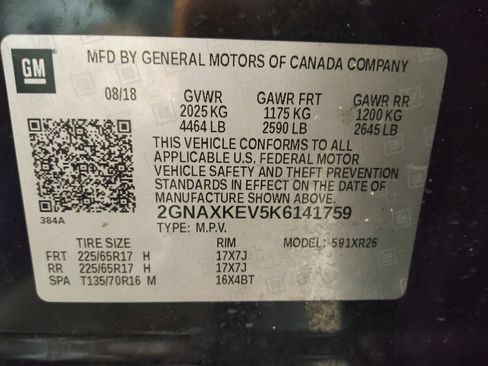 Used 2019 Chevrolet Equinox LT image 33