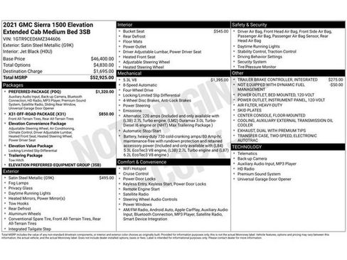 Used 2021 GMC Sierra 1500 Elevation w/ Preferred Package image 7