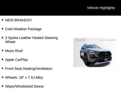 Used 2019 Toyota RAV4 Adventure w/ Cold Weather Package AWD/4WD image 6