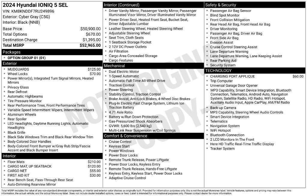 Certified 2024 Hyundai Ioniq 5 SEL AWD/4WD image 3