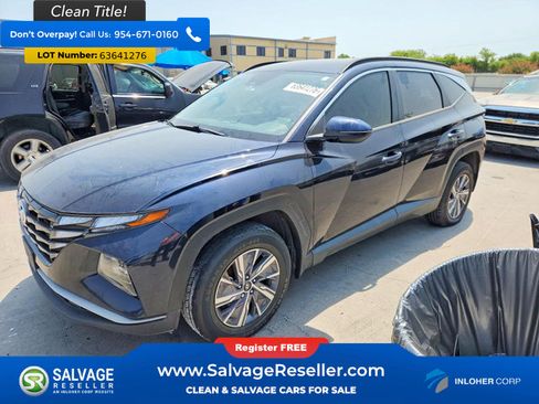 Used 2022 Hyundai Tucson Blue AWD/4WD image 1