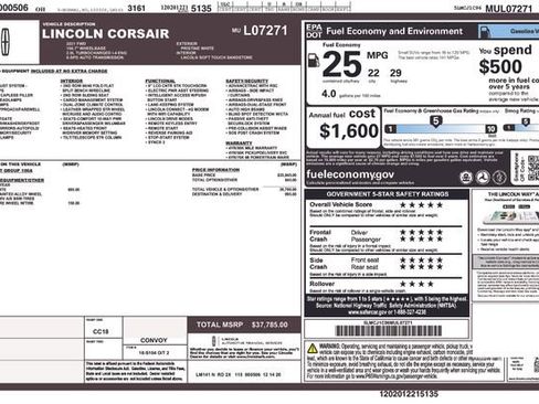Used 2021 Lincoln Corsair FWD image 2
