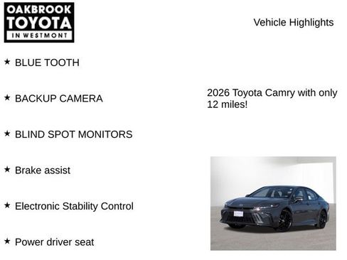 Used 2026 Toyota Camry SE image 7