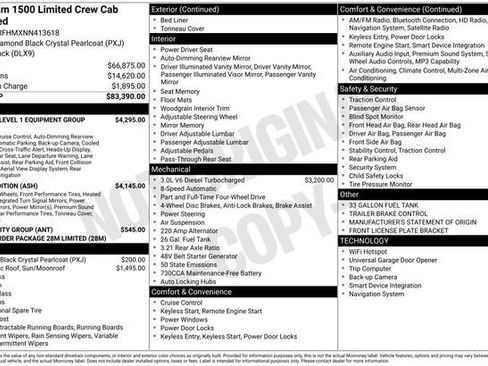 Used 2022 RAM 1500 Limited AWD/4WD image 12