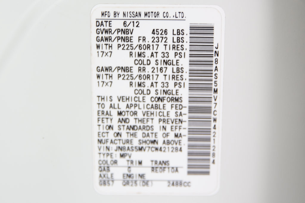 Used 2012 Nissan Rogue SV AWD/4WD image 23
