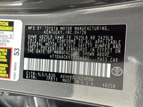 New 2026 Toyota Camry XSE FWD image 20