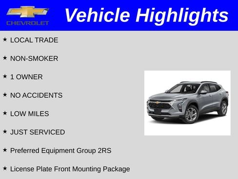 Certified 2025 Chevrolet Trax RS FWD image 2