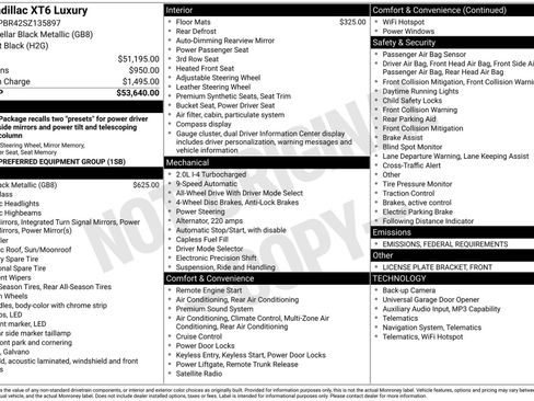 New 2025 Cadillac XT6 Luxury image 33