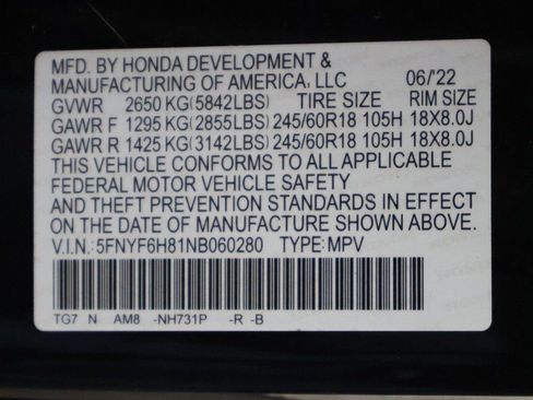 Used 2022 Honda Pilot TrailSport image 63