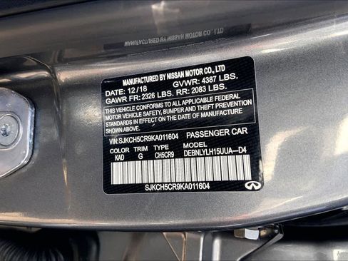 Used 2019 INFINITI QX30 AWD w/ Proassist Package image 30