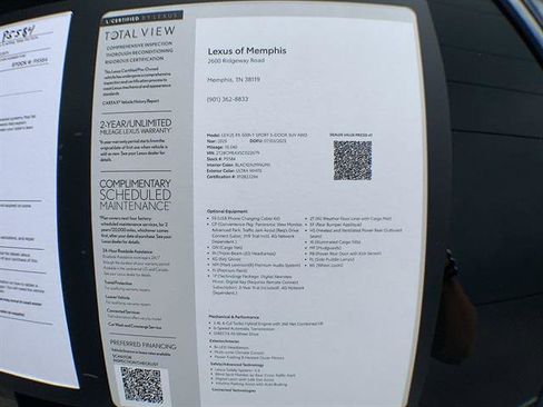 Certified 2025 Lexus RX 500h F Sport w/ Convenience Package AWD/4WD image 26
