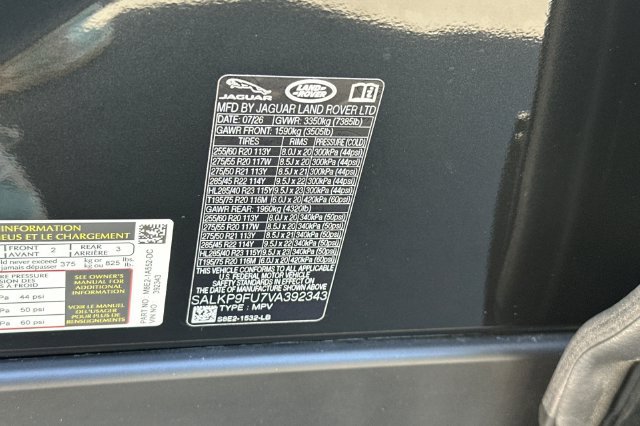 New 2027 Land Rover Range Rover SE AWD/4WD image 28