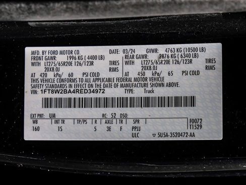 Used 2024 Ford F250 XL w/ STX Appearance Package AWD/4WD image 59