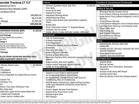 New 2026 Chevrolet Traverse LT w/ Driver Confidence Package image 8