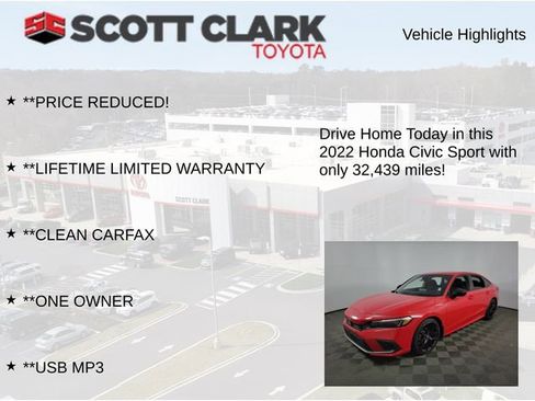 Used 2022 Honda Civic Sport image 12