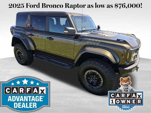 Used 2025 Ford Bronco Raptor w/ Interior Carbon Fiber Pack AWD/4WD image 1