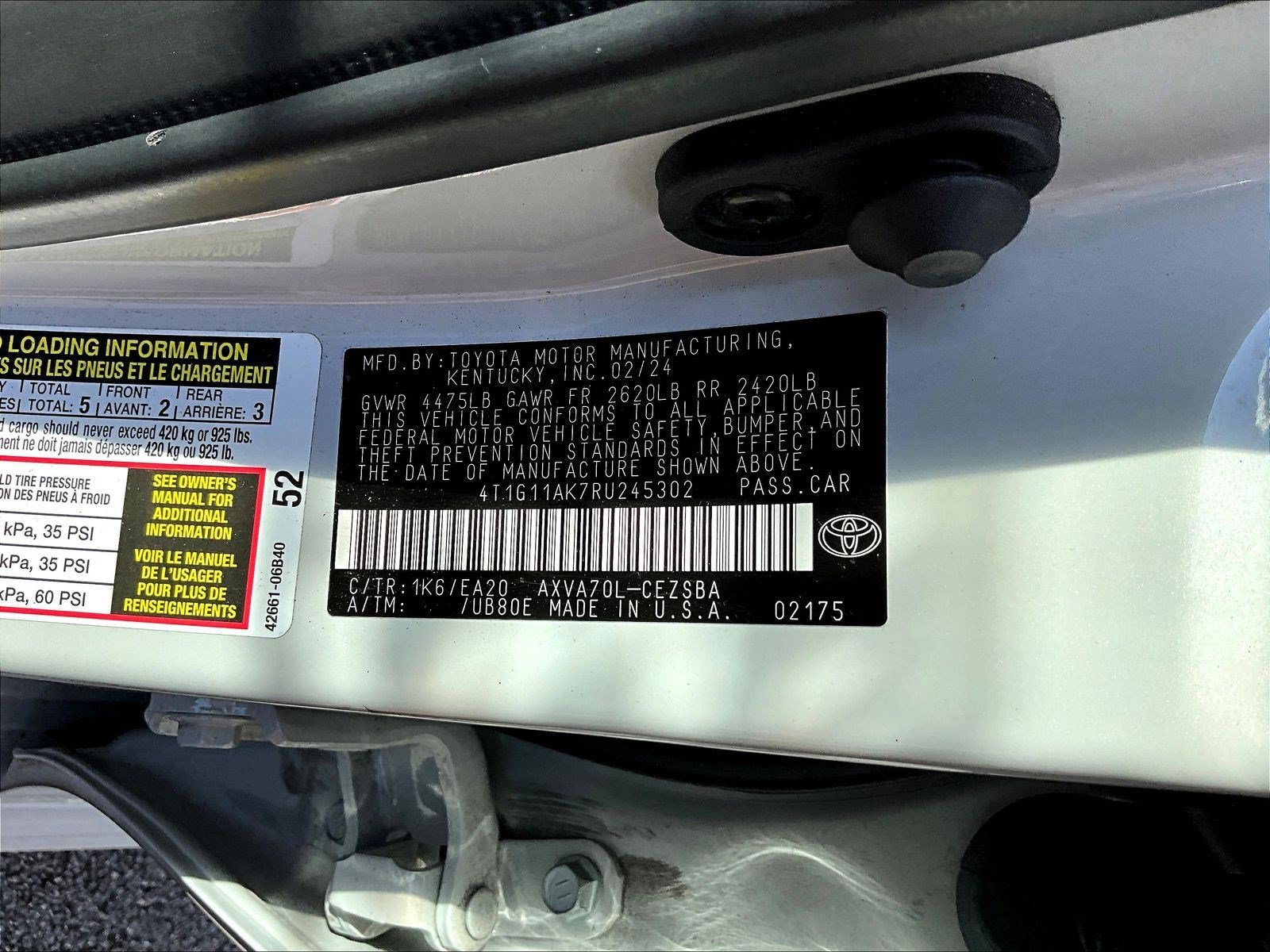 Used 2024 Toyota Camry SE FWD image 17