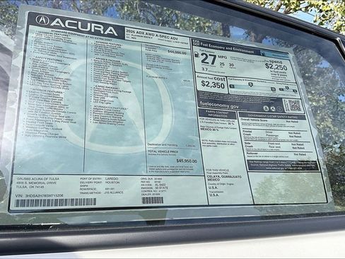 New 2025 Acura ADX A-Spec image 30