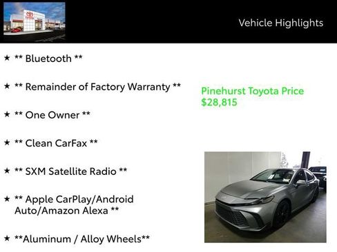 Used 2025 Toyota Camry SE image 7