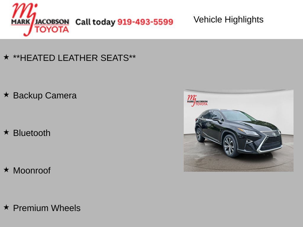Used 2016 Lexus RX 350 FWD w/ Premium Package image 5