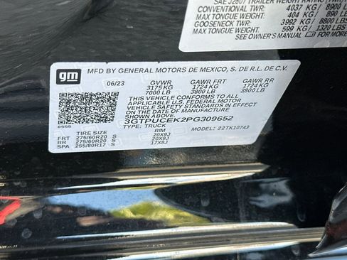 Used 2023 GMC Sierra 1500 Elevation w/ LPO, Elevation Black Package image 56