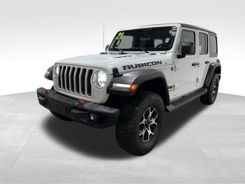 Used 2021 Jeep Wrangler Unlimited Rubicon w/ Steel Bumper Group AWD/4WD image 2