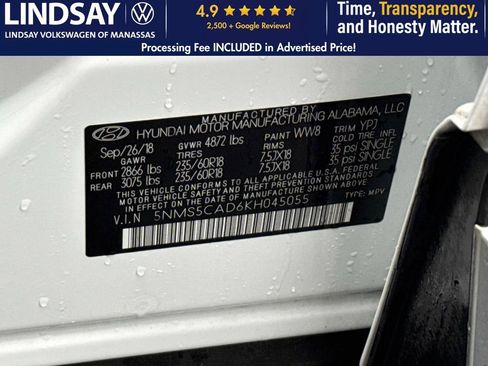 Used 2019 Hyundai Santa Fe Limited image 26