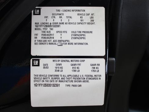 Used 2003 Chevrolet Corvette Z06 w/ Memory Package, 3 Drivers image 22