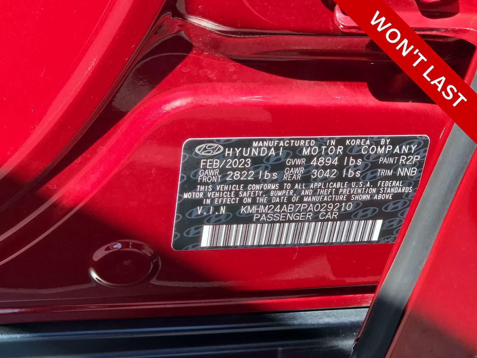 Certified 2023 Hyundai Ioniq 6 SEL RWD image 25