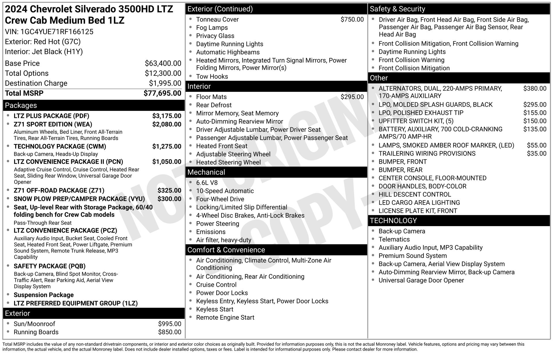Certified 2024 Chevrolet Silverado 3500 LTZ w/ LTZ Plus Package AWD/4WD image 4