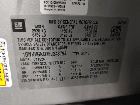 Used 2015 Chevrolet Traverse LT AWD/4WD image 33
