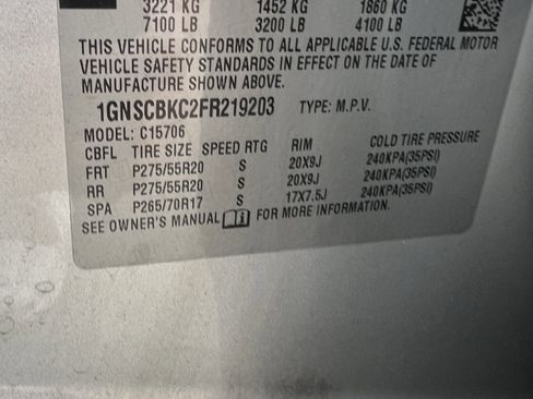 Used 2015 Chevrolet Tahoe LT image 37