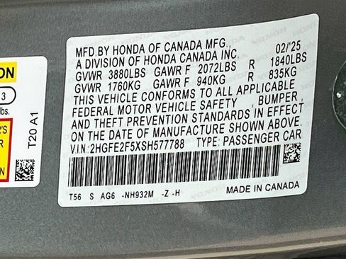 Used 2025 Honda Civic Sport image 29
