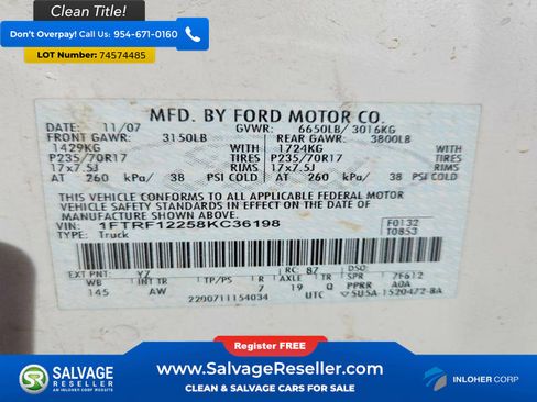 Used 2008 Ford F150 image 16