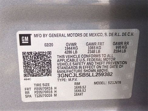 Certified 2020 Chevrolet Trax LT image 32