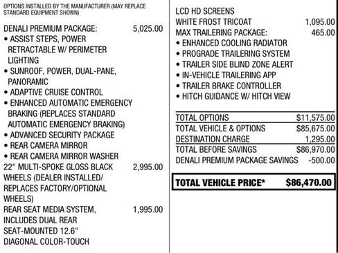 Used 2021 GMC Yukon XL Denali w/ Denali Premium Package image 26